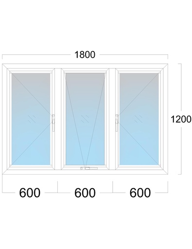 [EH-W.021] Window: OO/TH/OO: Width 1800 x Height 1200 mm